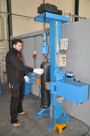 retimbrado botellas gases