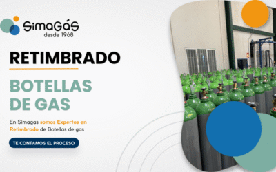 Retimbrado de botellas de gas: seguridad, normativa y proceso completo en Simagás